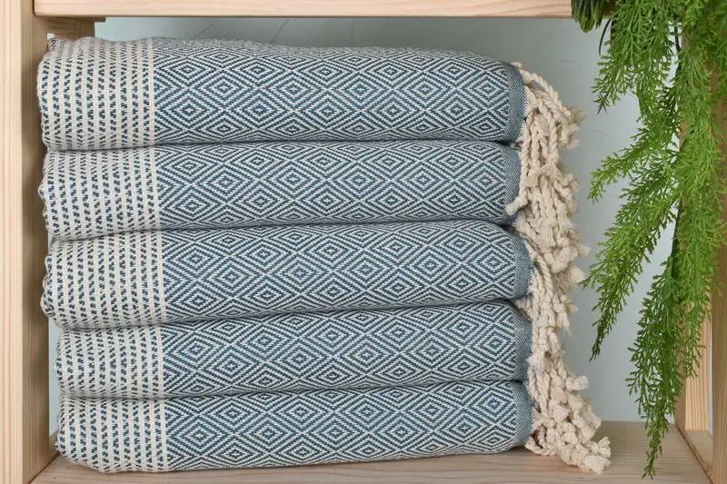 Bridesmaid Gift Towel, Absorbent towel, Bachelorette Favor, Custom Wedding Gifts, 70x40 Cotton Chevron Towel, Custom Beach Towels, Turkish Towel Set - 2