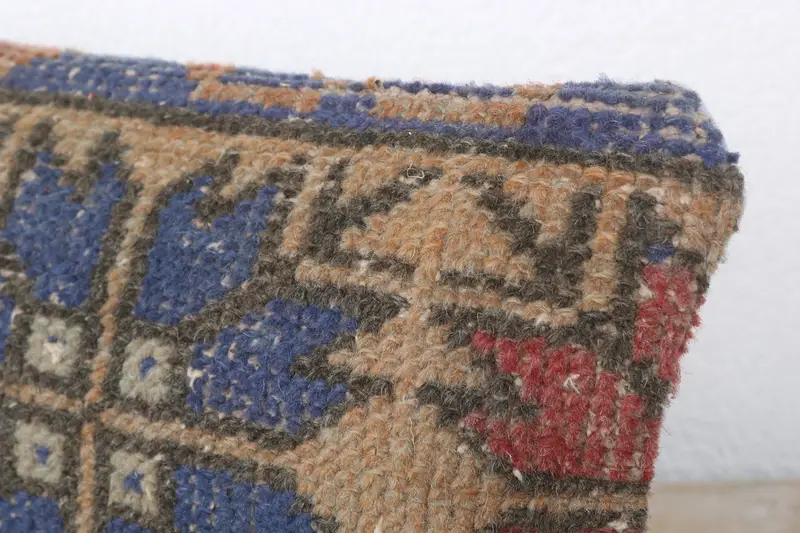 8x16 Blue Cushion Case, Vintage Kilim Pillow, Outdoor Throw Cushion, Cushion, Ethnic Throw Pillow Sham, Pillow for Sofa, Pillow for Couch - 5