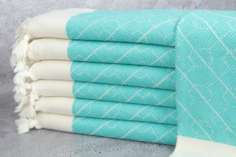 Boyfriend Christmas Gift, Wedding Gift, 36x18 Cotton Geometric Towel, Small Bath Towels, Decorative Towel, Travel Towel, Turkish Towel Hand Towel - 1