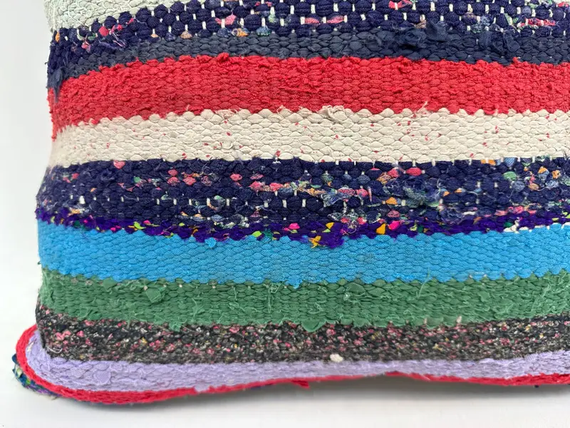 Couch Pillow, 20x20 Purple Pillow Case, Ethnical Kilim Rug Pillow, Kilim Pillow, Pillow Case, Vintage Kilim Throw Pillow, Handmade Cushion - 2