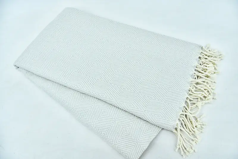 70x40 Cotton Diamond Towel, Absorbent towel, House Warming Gift, Girls Weekend Favors, Wedding Towel, Custom Wedding Gift, Sand-resistant towel - 5