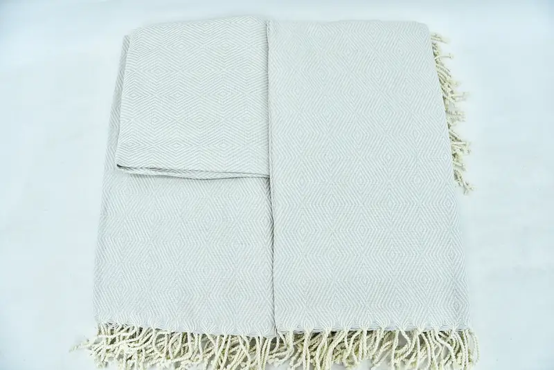 70x40 Cotton Diamond Towel, Absorbent towel, House Warming Gift, Girls Weekend Favors, Wedding Towel, Custom Wedding Gift, Sand-resistant towel - 4