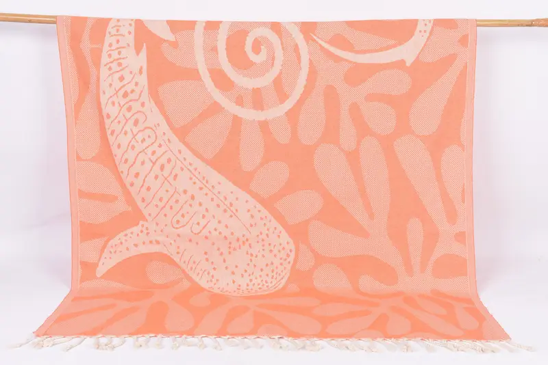 Monogram Beach Handtuch, Brautjungferngeschenke personalisiert, türkisches Handtuchset, Wohnkulturgeschenke, benutzerdefinierte Hochzeitsgeschenke, 70x40 Baumwollwal -Designtuch - 1