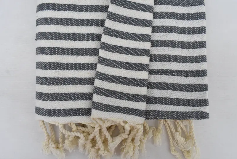 Turkish Towel USA, Monogrammed Beach Towel, Organic Turkish towel, Best Friend Wedding Gift, Personalized Gift For Him, 70x40 Cotton Striped Towel - 4