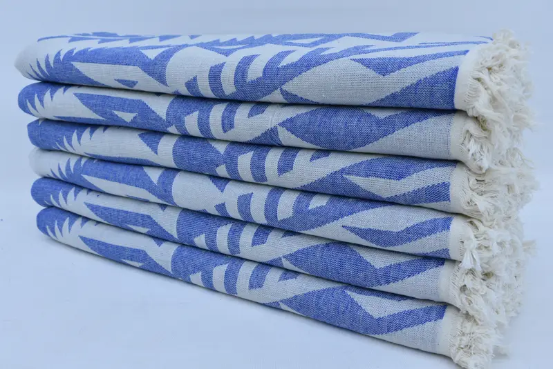 Sand-free peshtemal towel for the beach, Sand-resistant towel, Bridesmaid Gifts, Family Gift, 76x40 Cotton Geometric Towel, Custom Towel - 4