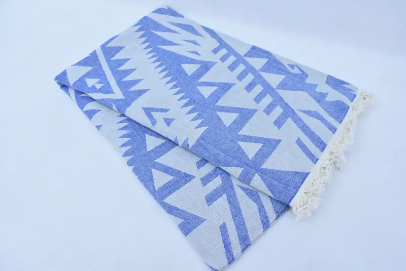 Sand-free peshtemal towel for the beach, Sand-resistant towel, Bridesmaid Gifts, Family Gift, 76x40 Cotton Geometric Towel, Custom Towel - 6