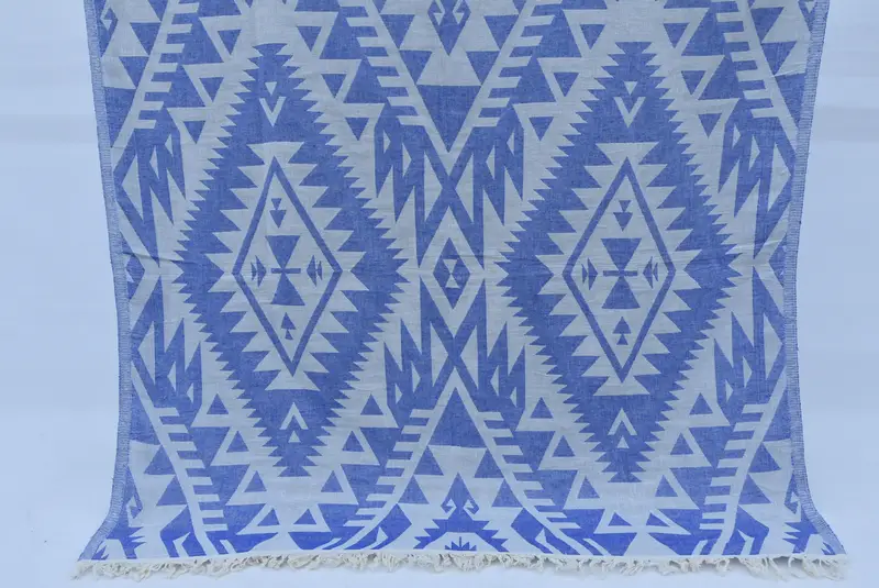 Sand-free peshtemal towel for the beach, Sand-resistant towel, Bridesmaid Gifts, Family Gift, 76x40 Cotton Geometric Towel, Custom Towel - 1