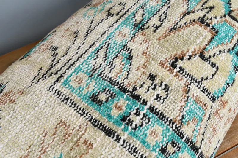 16x24 Beige Cushion Case, Aesthetic Pillow Sham, Cushion Case, Kilim Pillow Cover, Turkish Kilim Pillow, Home Decor Pillow - 4