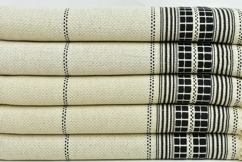 Beach towel, Gift For Bride, 68x40 Linen Striped Towel, Bachelorette Party Gifts Bridesmaids, Sand-free towel, Bachelorette Favors Beach - 2