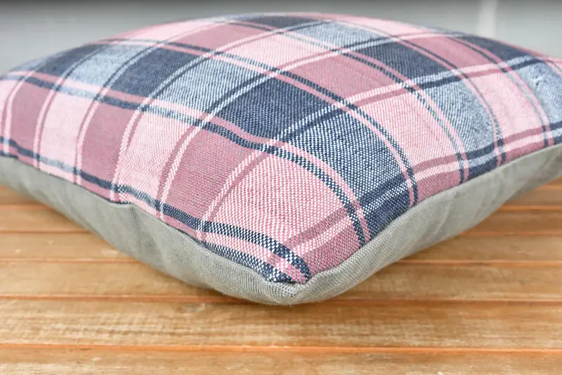 Rustic Pillow, Pillow for Sofa, Tribal Pillow Sham, 18x18 Pink Pillow Case, Kilim Cushion Sham, Vintage Pillow, Cushion Cover, Cotton Pillow Sham - 2
