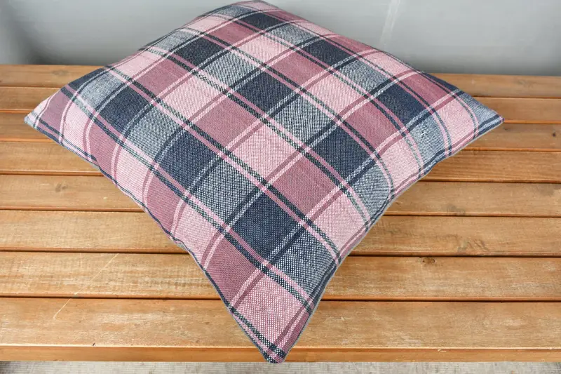 Rustic Pillow, Pillow for Sofa, Tribal Pillow Sham, 18x18 Pink Pillow Case, Kilim Cushion Sham, Vintage Pillow, Cushion Cover, Cotton Pillow Sham - 3