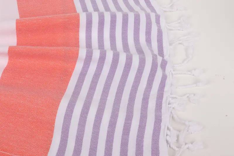 Personalized Bridesmaid Gift, Hammam towel, Decorative Towel, Custom Bath Towel, 70x40 Cotton Striped Towel, Handmade Gift, Bridesmaid Proposal Gift - 8