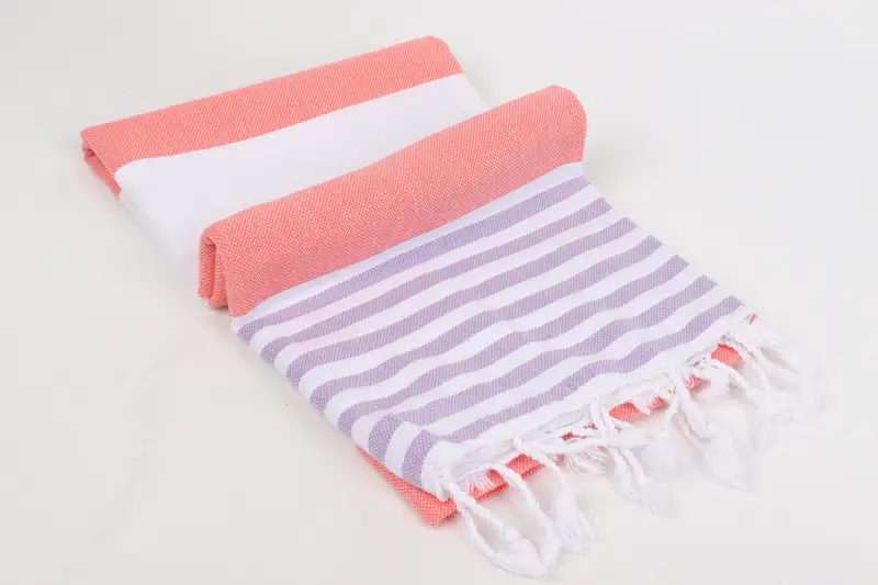 Personalized Bridesmaid Gift, Hammam towel, Decorative Towel, Custom Bath Towel, 70x40 Cotton Striped Towel, Handmade Gift, Bridesmaid Proposal Gift - 6