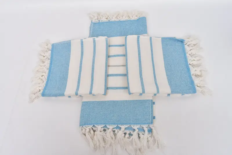 Gelin duş iyilikleri, 36x18 pamuklu çizgili havlu, hediye havlu, kişiselleştirilmiş mutfak havlu, Türk havlu el havlu, monogram mutfak havlu - 6