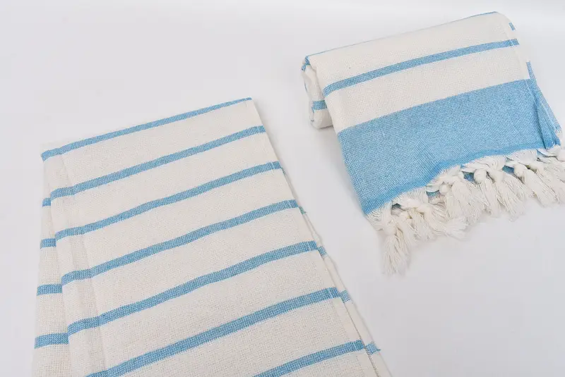 Gelin duş iyilikleri, 36x18 pamuklu çizgili havlu, hediye havlu, kişiselleştirilmiş mutfak havlu, Türk havlu el havlu, monogram mutfak havlu - 7