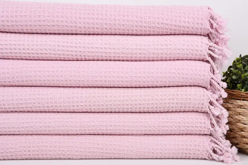Bio -Handtuch, Geburtstagsgeschenk, Hochzeitsgeschenkküchentuch, Monogramm Küchentuch, 40x20 Baumwollwaffelhandtuch, Personalizes Geschenk, kleine Badetücher - 2