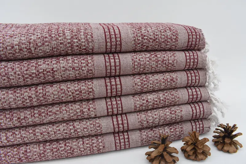 Gift For Her, Sand-free towel, 70x36 Linen Striped Towel, Guest Towel, Personalized Beach Towel, Valentines Day Gift For Him, Turkish Bath Towel USA - 1