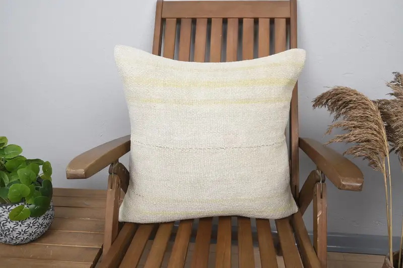 Throw Yellow Pillow Sham, Office Home Decor Moroccan 20x20 inch Pillow - 1