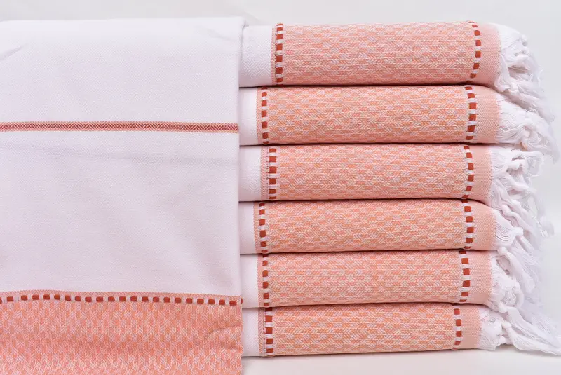 Handmade Gift, Turkish Towel Monogram, Bachelorette Towel, 70x40 Cotton Striped Towel, Best Beach Towel, Bridal Shower Favors, Embroidered Towel - 1