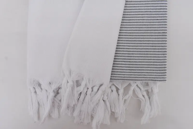 Bachelorette Party Gift, Sand-resistant towel, 70x40 Cotton Striped Towel, Bachelorette Party Favor, Personalized Wedding Gift, Monogram Towels - 4
