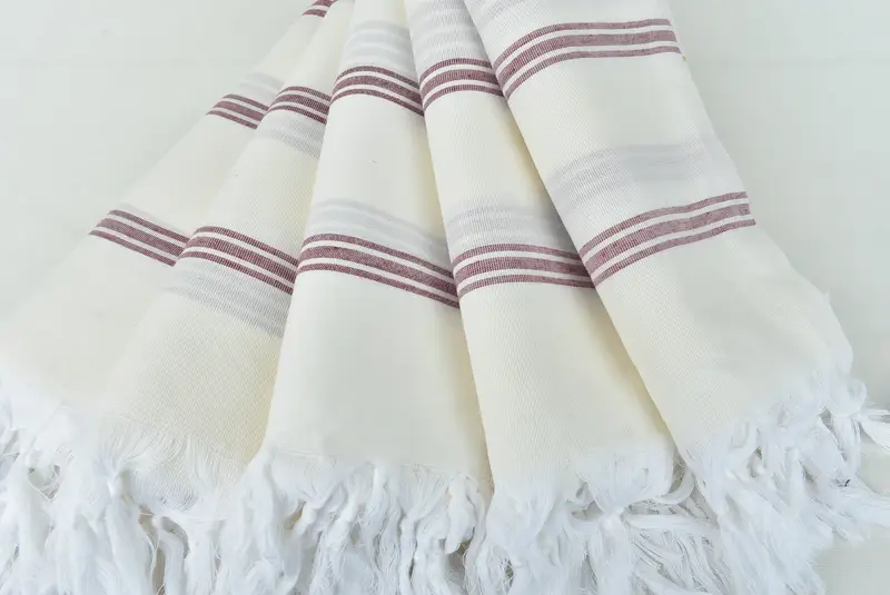 Gift For Him, Spa Gift Towel, Bathroom Towel, Beach Towel Gift, 70x40 Cotton Striped Towel, Custom Gift, Eco-friendly Turkish peshtemal towel - 4