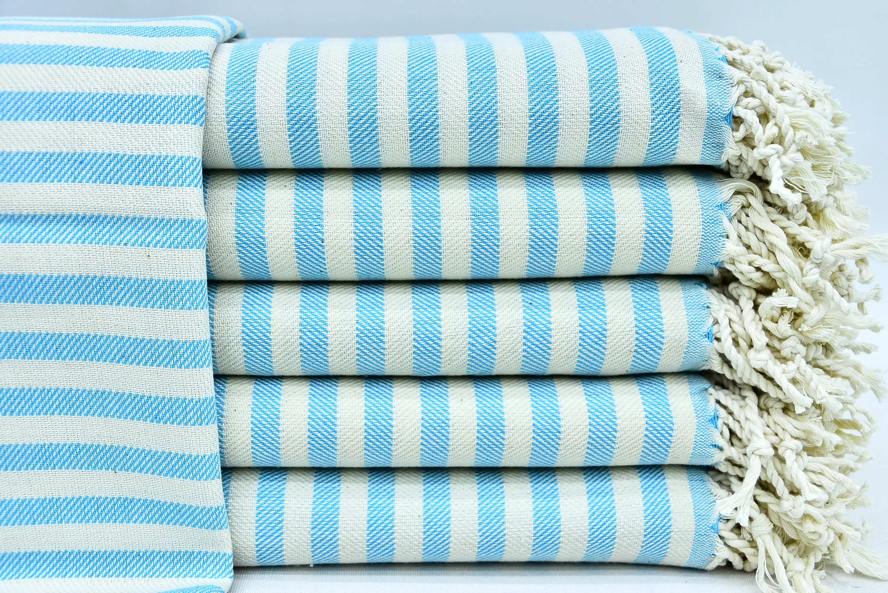 Turkish Hand Towel Blue, Cotton, 24 W x 40 L - 1