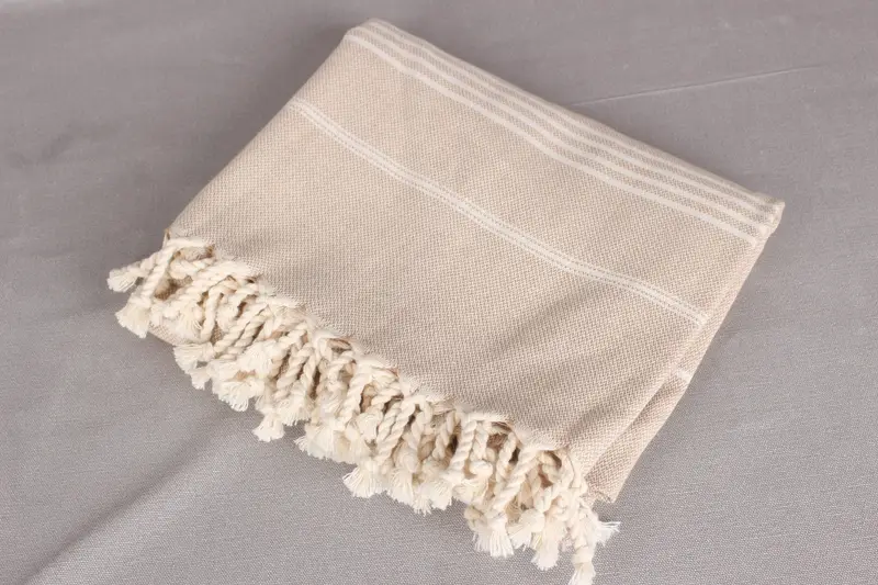 Travel towel, Fouta towel, Guest Towel, Thin and lightweight Turkish peshtemal, Bridal Shower Favor, Bachelorette Party Gifts, Luxury Beach Towel - 6