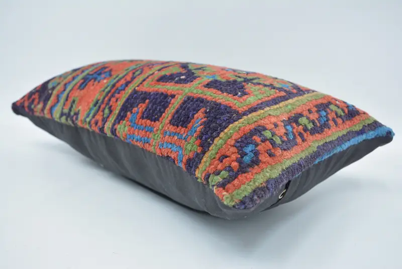 12x24 Blue Cushion Case, Pastel Cushion Case, Boho Pillow Sham Cover, Kilim Pillow Cover, Outdoor Pillow Sham, Pillow Case, Pillow for Couch - 6