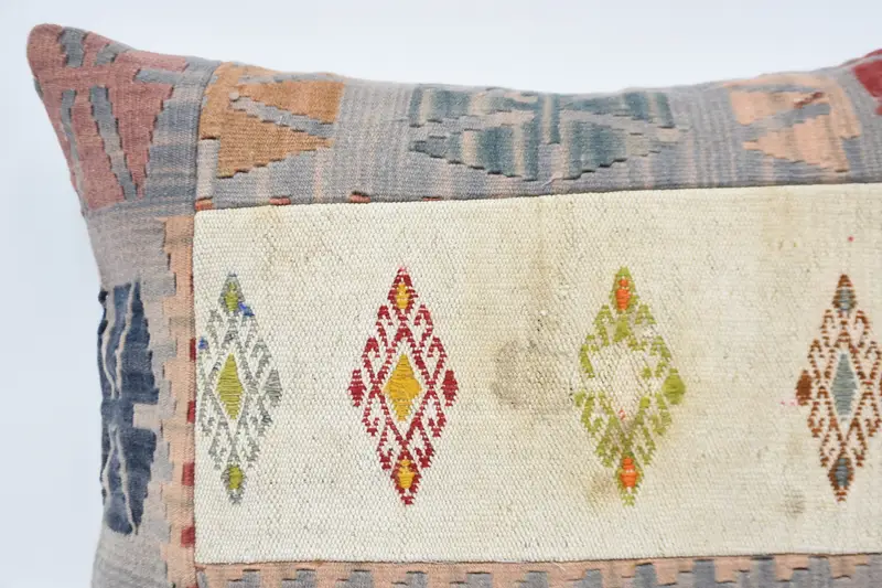 Cotton Pillow Case, Gift Pillow, Cushion, 20x28 White Pillow Sham, Boho Pillow, Bolster Cushion, Square Throw Cushion, Boho Pillow Sham Cover - 2