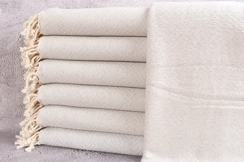 Wedding Favors, Scarf Towel, Bachelor Gifts, 76x40 Cotton Diamond Towel, Wedding Gifts Towel, Bachelorette Party Favors Beach, Luxury Beach Towel - 1