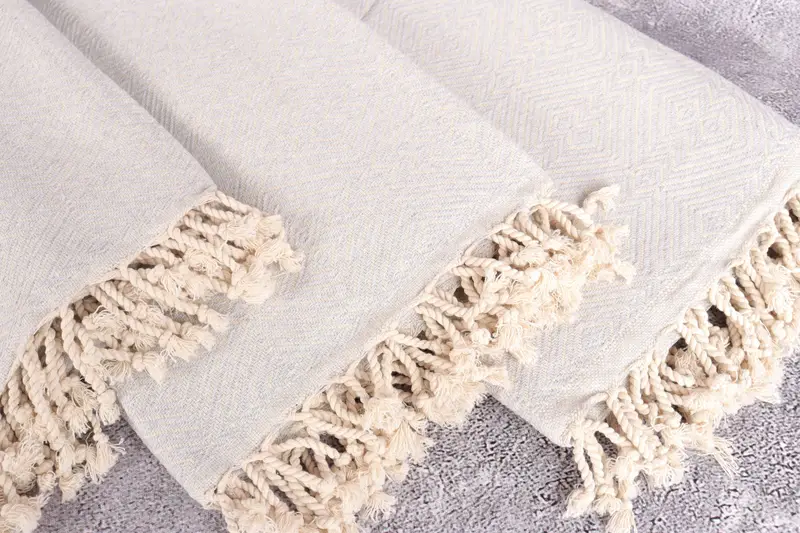 Wedding Favors, Scarf Towel, Bachelor Gifts, 76x40 Cotton Diamond Towel, Wedding Gifts Towel, Bachelorette Party Favors Beach, Luxury Beach Towel - 5