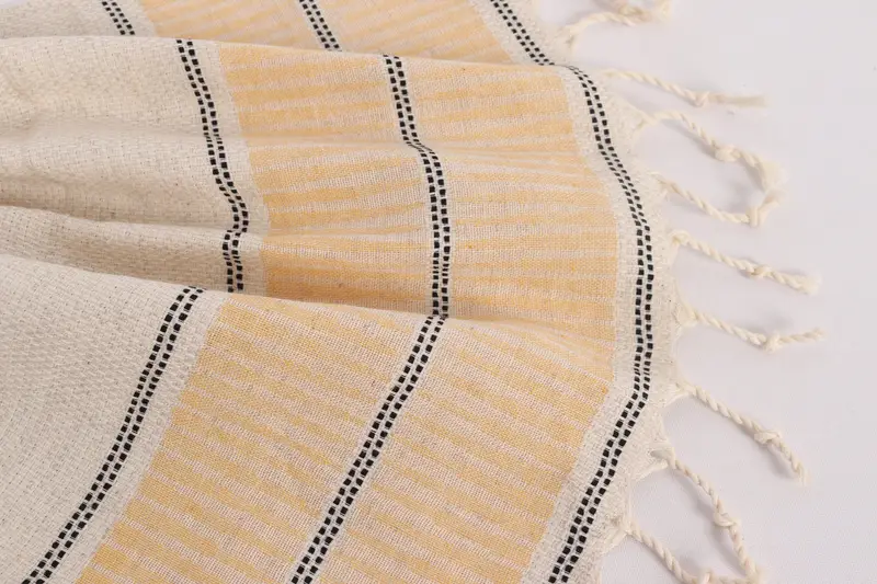 Monogram Hand Towel, Monogram Turkish Bath Towel, Turkish Towel Hand Towel, Wedding Gift, Holiday Towel, Christmas Gift, 40x20 Linen Striped Towel - 8