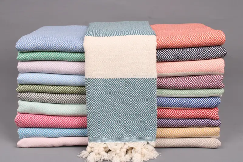 Bridal Shower Favor Turkish Beach Towel Personalized Wedding Gift, 40x70 Inches