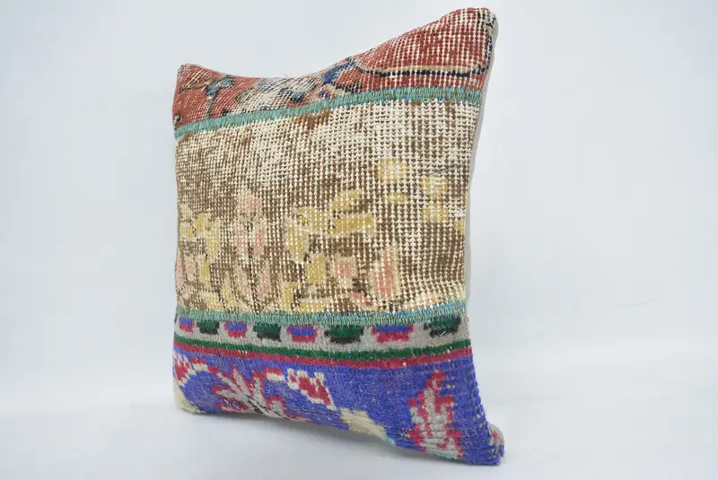 Neutral Cushion Cover, Pillow for Couch, Cushion, Kilim Pillow Cover, Personalized Gift Pillow Cushion Case, Kilim Pillow, 14x14 Beige Cushion - 4
