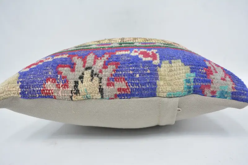 Neutral Cushion Cover, Pillow for Couch, Cushion, Kilim Pillow Cover, Personalized Gift Pillow Cushion Case, Kilim Pillow, 14x14 Beige Cushion - 5
