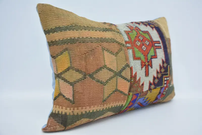 Shabby Chic Pillow Case, 16x24 Red Pillow Sham, Gift Pillow, Handmade Kilim Cushion, Kilim Pillow, Cushion, Floor Cushion Case, Outdoor Pillow Cover - 3