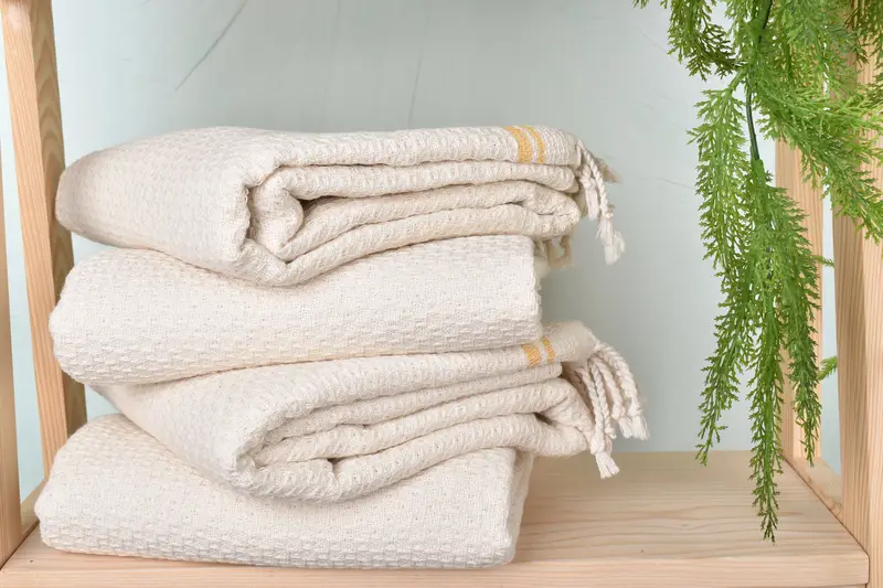 Absorbent Turkish towel, Eco-friendly Turkish peshtemal towel, Large Turkish Towel, Christmas Favors, 68x36 Cotton Striped Towel, Housewarming Gift - 7