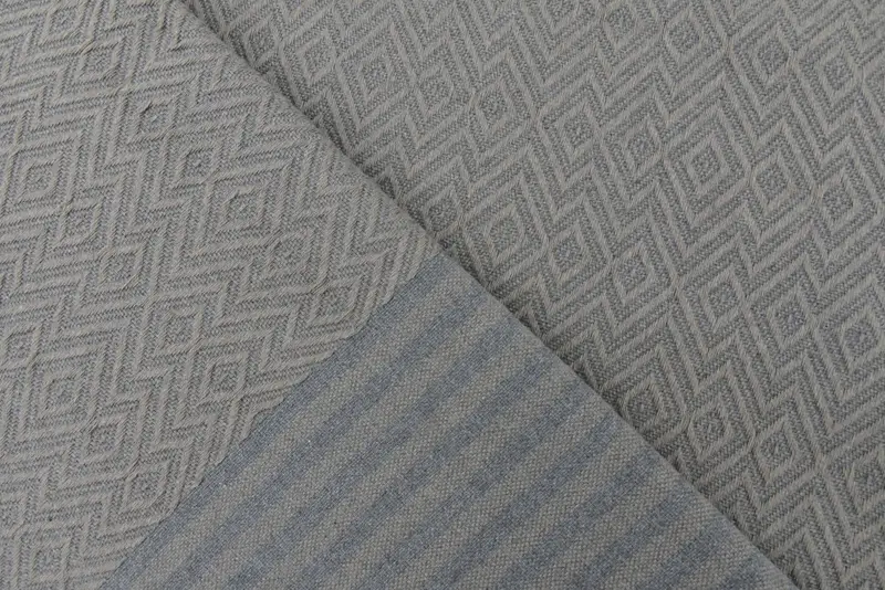 Turkish Blanket, Turkish Beach Blanket, Woven Throw Blanket, 104x80 Cotton Diamond Towel, Mother Of The Groom Gift, Shower Curtain, Monogram Blanket - 6