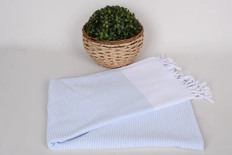 70x36 Cotton Striped Towel, Bridal Shower Gift, Cotton towel, Anniversary Gift For Her, Personalized Towel, Custom Beach Towels, Bachelor Towel - 4