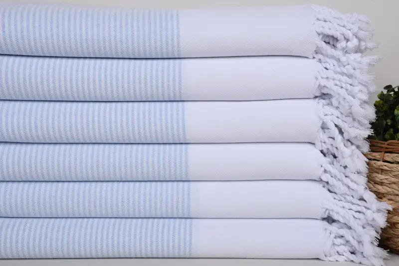 70x36 Cotton Striped Towel, Bridal Shower Gift, Cotton towel, Anniversary Gift For Her, Personalized Towel, Custom Beach Towels, Bachelor Towel - 2