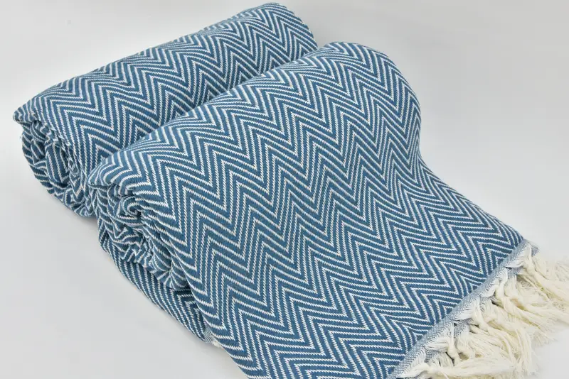 Tablecloth, Bachelor Gifts, Turkish Towel Blanket, Bachelorette Party Favors, 96x80 Cotton Chevron Towel, Bridal Shower Gift, Turkish Tablecloth - 6