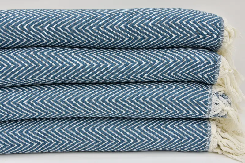 Tablecloth, Bachelor Gifts, Turkish Towel Blanket, Bachelorette Party Favors, 96x80 Cotton Chevron Towel, Bridal Shower Gift, Turkish Tablecloth - 1