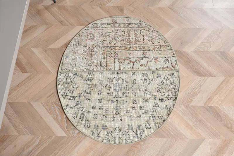 Alfombra de camuflaje beige y naranja, decoración elegante de 2,4x3 pies