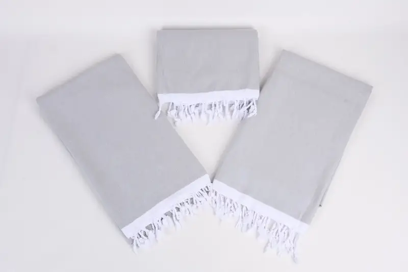 Personalized Wedding Gift, Quick-dry peshtemal, Holiday Towel, Yoga Towel, Bridal Shower Favors, Merry Christmas Gifts, 64x40 Cotton Striped Towel - 6