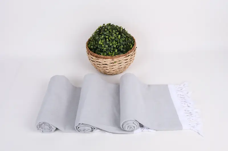 Personalized Wedding Gift, Quick-dry peshtemal, Holiday Towel, Yoga Towel, Bridal Shower Favors, Merry Christmas Gifts, 64x40 Cotton Striped Towel - 8