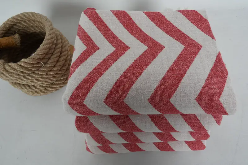 Banyo havlu, hızlı kuru havlu, hamam havlu, gelin için düğün günü hediyesi, Arizona Bachelorette Party Favors, 70x40 pamuklu zikzak tasarım havlu - 4