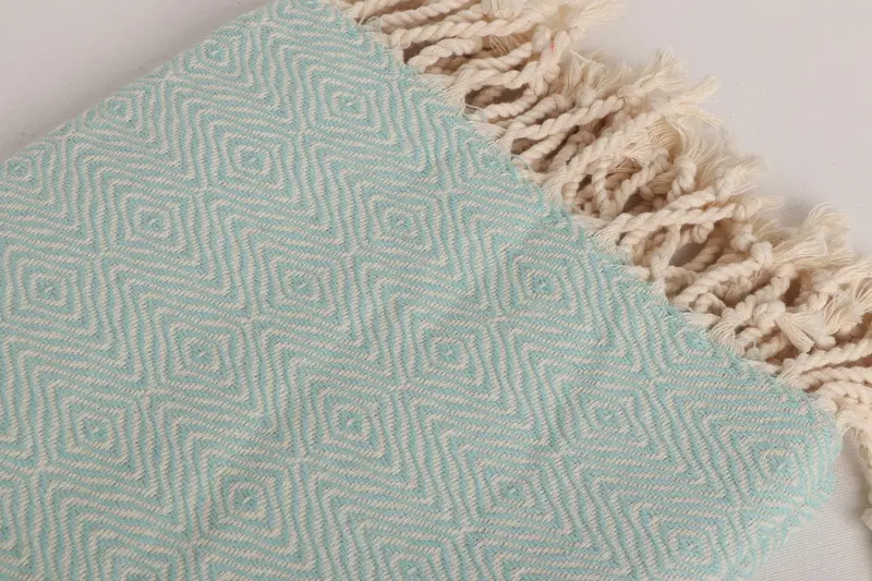Bachelorette Party Favors, 70x40 Cotton Zigzag Diamond Towel, Custom Gift, Custom Wedding Towel, Wedding Gift Ideas, Personalized Bridesmaid Gift - 6