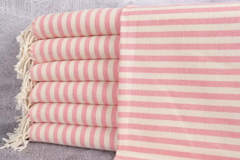 Monogrammed Hand Towel, Bachelor Party Favors, Best Friend Gift, 40x24 Cotton Striped Towel, Monogram Hand Towel, Gym Towel, Turkish Tea Towel - 1