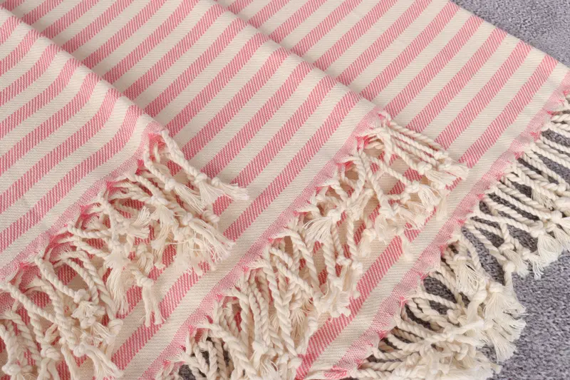 Monogrammed Hand Towel, Bachelor Party Favors, Best Friend Gift, 40x24 Cotton Striped Towel, Monogram Hand Towel, Gym Towel, Turkish Tea Towel - 5