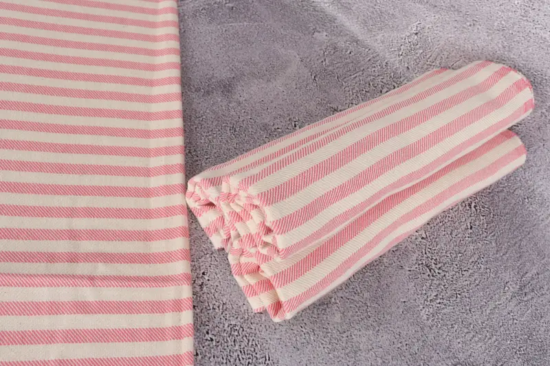 Monogrammed Hand Towel, Bachelor Party Favors, Best Friend Gift, 40x24 Cotton Striped Towel, Monogram Hand Towel, Gym Towel, Turkish Tea Towel - 8